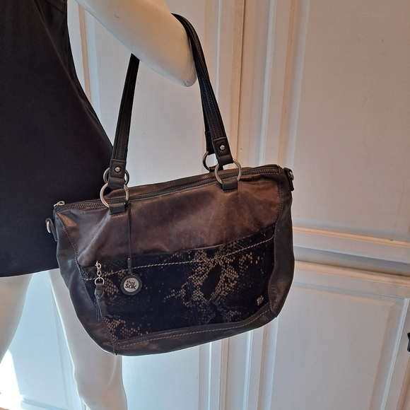 The Sak Black and Brown Shoulder Bag - Picture 1 of 9